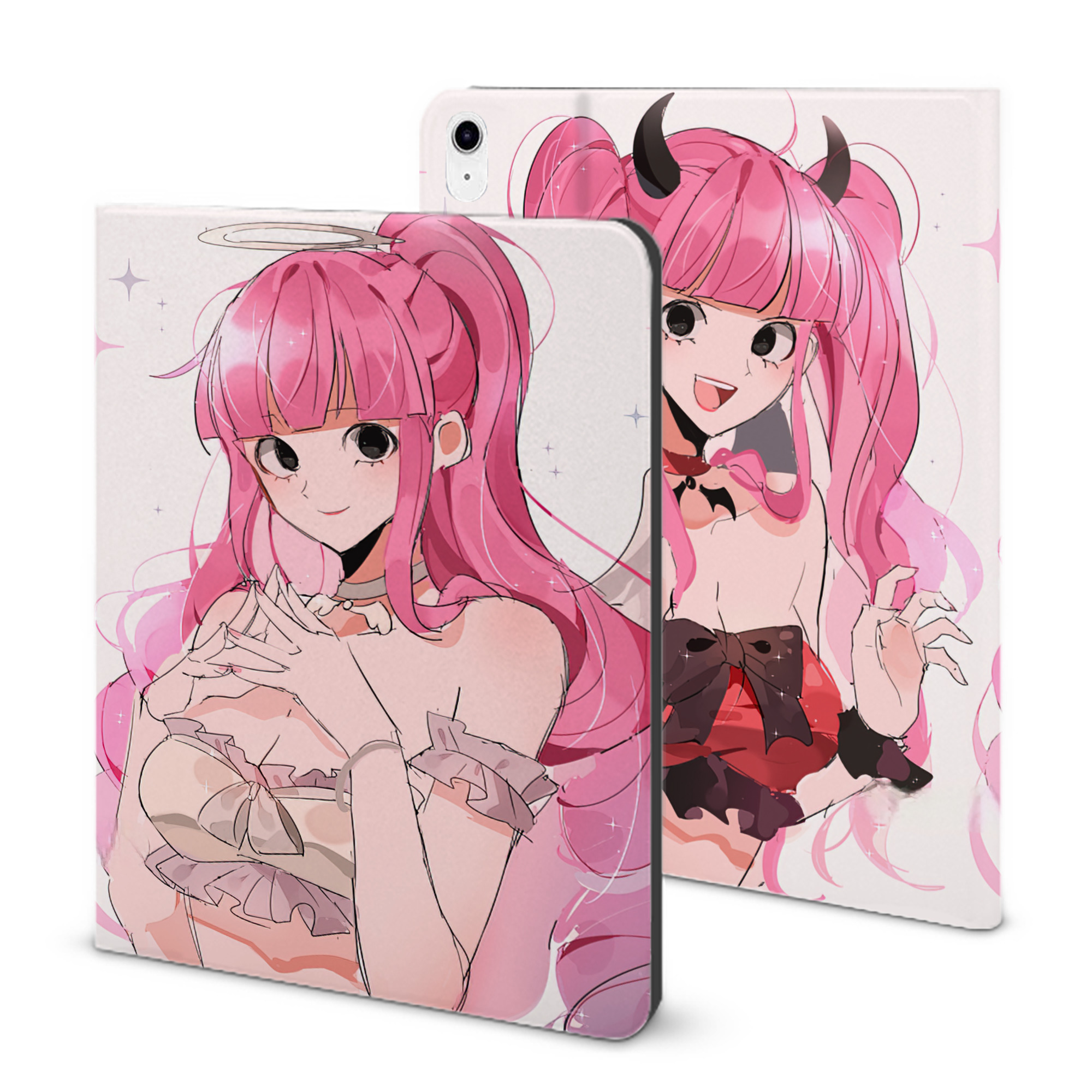 （画像用） ワンピース ONE PIECE IPad ケース ブック型 PUレザー TPU 耐衝撃 軽量 薄型 ペン収納なし 全面保護 IPad 各モデル対応